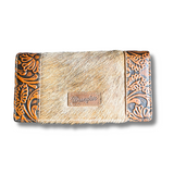 Hallie Wrangler Vintage floral Wallet - Brown