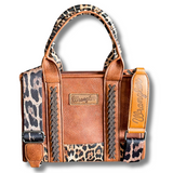 Wrangler Leopard Tote - Brown