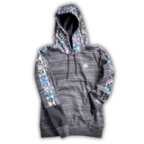 Canyon Hooey Ladies Hoodie - Black Aztec