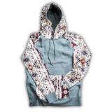 Summit Hooey Ladies Hoodie - Blue/Burgundy