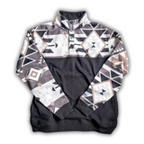 Stevie Hooey Men's Pullover - Black/White