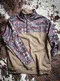 Stevie Hooey Men's Pullover - Brown/Mint