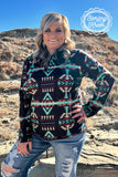 Cabin Fever Fitted Quarter Zip Pullover - Women - Apparel - Bronco Western Supply Co. 