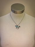 Bluebelle Horse Pendant Necklace - Turquoise - Western Jewelry - Bronco Western Supply Co.