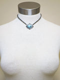 Mabel Stone Pendant Choker Necklace - Western Jewelry - Bronco Western Supply Co.