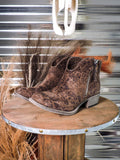 Charming Ankle Boot in Taupe Leopard By Very G - Western Footwear - Bronco Western Supply Co.