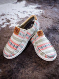 Twisted X - Hooey - Slip On Shoe - Loper - Pink Multi - Casual Shoe - Bronco Western Supply Co.