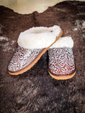 Myra Bag - Marta Turquoise Leather Lined Slippers - Bronco Western Supply Co.