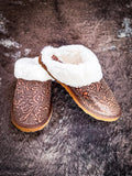 Myra Bag - Classic Lined Brown Leather Slippers - Bronco Western Supply Co.