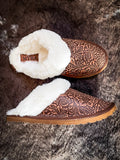 Myra Bag - Classic Lined Brown Leather Slippers - Bronco Western Supply Co.