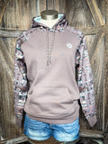 Hooey Ladies Hoodie - Brown Aztec - Bronco Western Supply Co.