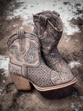 Show Off Ankle Bootie in Taupe - Very G - Bronco Western Supply Co.