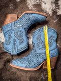 Show Off Ankle Bootie in Denim - Very G Bronco Western Supply Co.