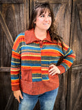 Brooke Color Block Sweater - Sweater - Bronco Western Supply Co.