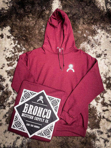 Havasu Hoodie - Maroon - Outerwear - Bronco Western Supply Co.