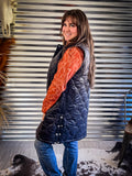 Phoenix Long Quilted Vest Duster