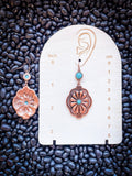 Fallon Dangle Earrings - Copper -  Western Jewelry - Bronco Western Supply Co.