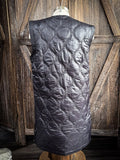 Phoenix Long Quilted Vest Duster - Vest - Outerwear - Bronco Western Supply Co.