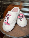 Howdy Slippers - Western Gift Idea - House Shoe - Bronco Western Supply Co.