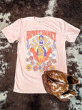 Retro Howdy Honey Graphic Tee - Light Pink - Western Fashion - Tee - Bronco Western Supply Co.