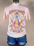 Retro Howdy Honey Graphic Tee - Light Pink - Western Fashion - Tee - Bronco Western Supply Co.