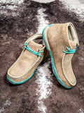 Casey Twisted X Chukka Driving Moc - Bomber & Turquoise