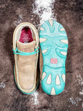 Casey Twisted X Chukka Driving Moc - Bomber & Turquoise