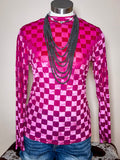 You Da Bomb Mesh Top - Pink -Sterling Kreek - Western Fashion - Bronco Western Supply Co.