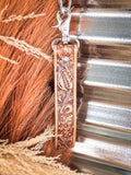 Myra Bag - Tampico Trails Key Fob in Honey - Western Accessory - Bronco Western Supply Co.