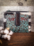 Myra Bag - Delilah Creek Hand-tooled Card Holder - Western Accessory - Bronco Western Supply Co.