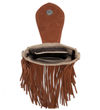 Oakley Fringe Crossbody Bag - Tan - Purse - Montana West - Bronco Western Supply Co.