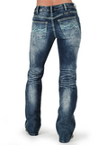 Cowgirl Tuff - Turquoise Hurricane Bootcut Jeans - Bronco Western Supply Co.