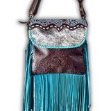 Myra Bag - Conglomerate Leather Hairon Bag