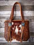 Aggie Wrangler Tote - Brown - Purses & Wallets - Montana West - Bronco Western Supply Co.