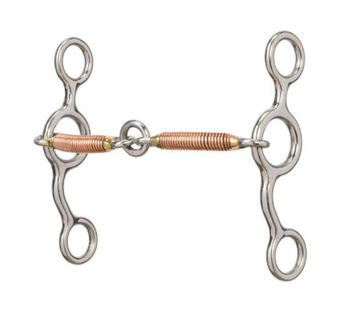 All Purpose Bit with 5" Sweet Iron Copper Wire Mouth with Center Ring - Bits - Weaver Leather - Bronco Western Supply Co.