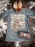 And They Call The Thing Rodeo Tee - Gray - Apparel - Bronco Western Supply Co. - Bronco Western Supply Co.