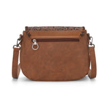 Asher Montana West Saddle Fringe Crossbody - Brown - Purses & Wallets - Montana West - Bronco Western Supply Co.