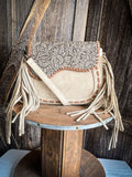 Asher Montana West Saddle Fringe Crossbody - Tan - Purses & Wallets - Montana West - Bronco Western Supply Co.