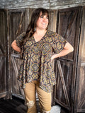 Bristol Baby Doll Top - Apparel - Bronco Western Supply Co. - Bronco Western Supply Co.