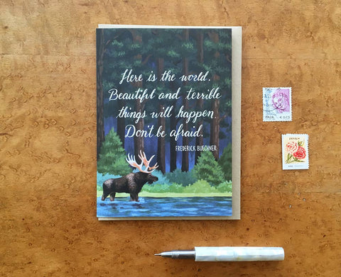 Buechner Quote Card - Gift Items - Noteworthy Paper & Press - Bronco Western Supply Co.