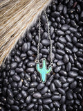 Cactus Pendant Necklace - Turquoise - Jewelry - Bronco Western Supply Jewelry - Bronco Western Supply Co.