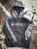 Canyon Hooey Men's Hoodie - Black/Grey - Apparel - Hooey - Bronco Western Supply Co.