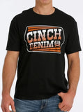 Cinch Denim Men's Black Short Sleeve Tee - Men - Cinch - Bronco Western Supply Co.