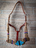 Claire Wool String Leather Halter - Halters & Leads - Tough 1 - Bronco Western Supply Co.