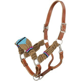 Claire Wool String Leather Halter - Halters & Leads - Tough 1 - Bronco Western Supply Co.