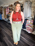 Clover Wide Leg Flare Pants - Apparel - Bronco Western Supply Co. - Bronco Western Supply Co.