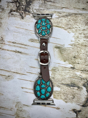 Concho Apple Watch Bands - Round Concho - Gift Items - Bronco Western Supply Jewelry - Bronco Western Supply Co.