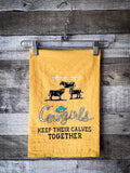 Cowgirls Keep Together - Kitchen Towel - Gift Items - Primitives by Kathy - Bronco Western Supply Co.