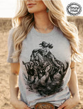 Down The Fence Gray Tee - Apparel - Sterling Kreek - Bronco Western Supply Co.