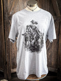 Down The Fence Gray Tee - Apparel - Sterling Kreek - Bronco Western Supply Co.